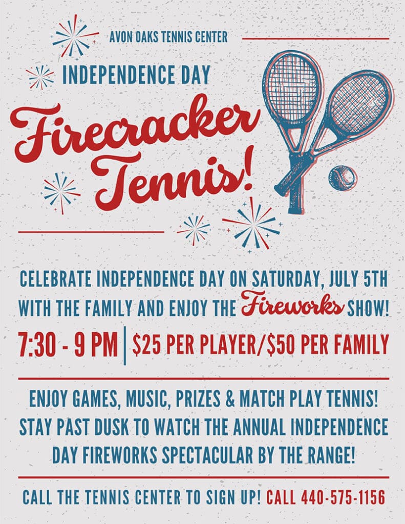 Firecracker Tennis July 5th,2025