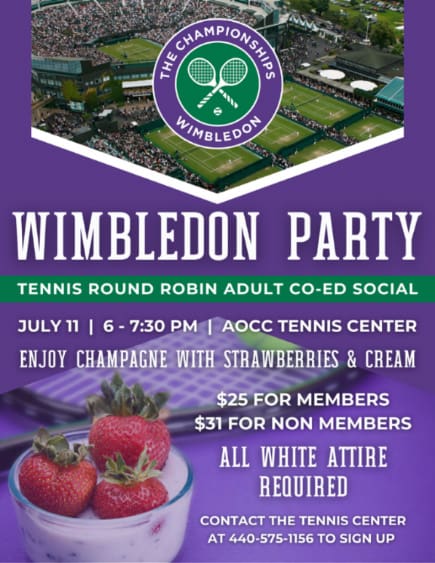 Wimbledon Party July 11th, 2025